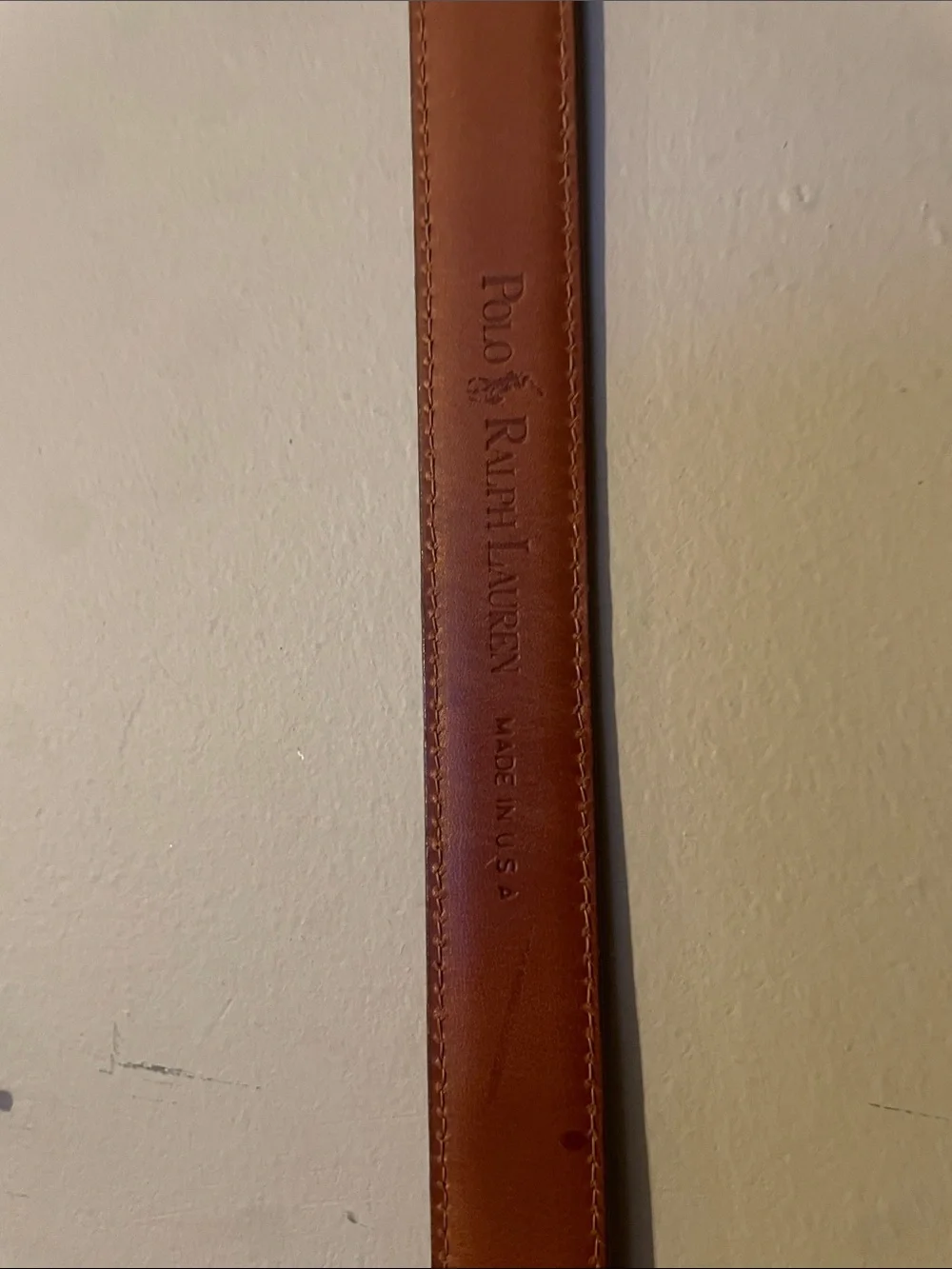 POLO RALPH LAUREN SUEDE BELT